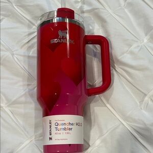 Valentines Stanley 40 oz flow state water bottle